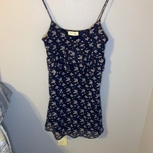 Peach Love Floral Lined Dress